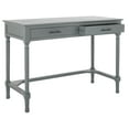 thumbnail image 3 of SAFAVIEH Mckinlee Solid Retro 2 Drawer Writing Desk, Distressed Grey, 3 of 15