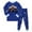 H6-Blue, variant on Child Boy Pjs Clothing for Kids 5T 6T 7T 8Y 9Y 10Y Long Sleeve Shirt Elastic Waist Pants 2Pcs Cute Set Boys Fall Winter Outfits Sizes 5-6 Years,Black