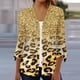 thumbnail image 1 of Cárdigan de moda para mujer, con mangas 4/3 y botones estampados, chaqueta tipo cárdigan para mujer, 1 of 7