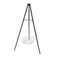 thumbnail image 3 of davian Campfire Tripod Grill Campfire Cooking Equipment Camping Grill Stand Firepit Cooking Rack Iron Steel Stable Construction Easy Assembly Suitable for Hi, 3 of 8