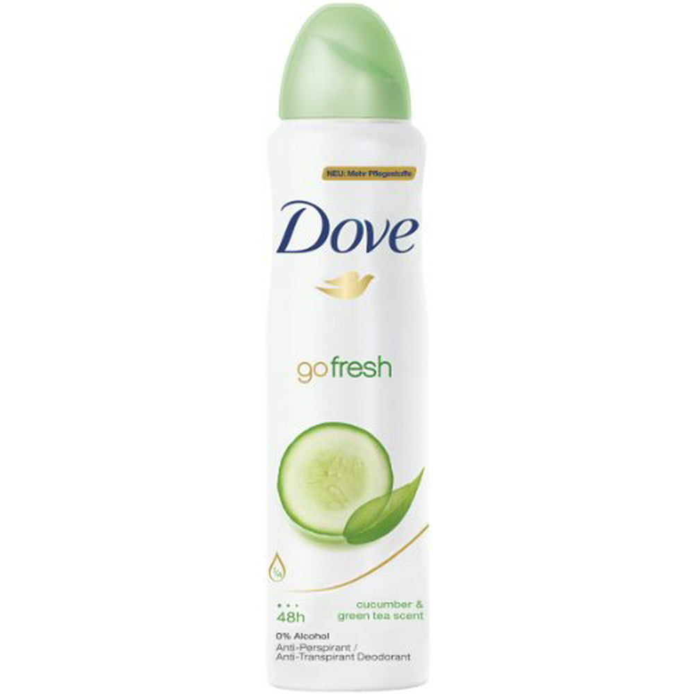 Dove Go Fresh Cucumber & Green Tea Deodorant 48h Spray 150 ml / 5 fl oz ...