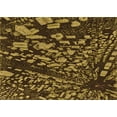 thumbnail image 1 of Ahgly Company Machine Washable Indoor Rectangle Transitional Black Brown Area Rugs, 7' x 9', 1 of 1