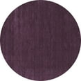 thumbnail image 1 of Ahgly Company Indoor Round Abstract Blue Contemporary Area Rugs, 3' Round, 1 of 4