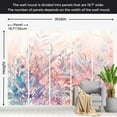 thumbnail image 3 of Botanical Wallpaper Wall Mural - Pastel Nature Memory, 3 of 5
