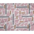 thumbnail image 4 of oneOone Polyester Lycra Fabric Triangle & Line Geometric Decor Fabric Printed BTY 56 Inch Wide, 4 of 4