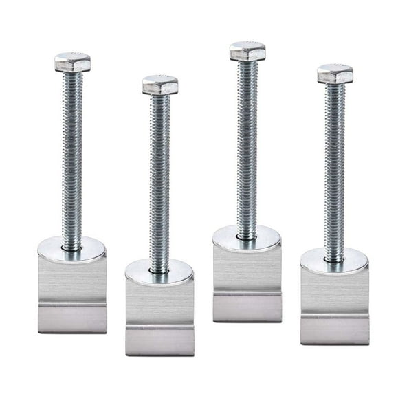 Tool Box Mount J Hook Toolbox Pickup Rail Mounting Kit Clamp Tiedown Truck 4PCS