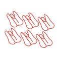 thumbnail image 4 of 100 clips de papel de metal multifuncionales para notas de papel, clips de oficina portátiles para documentos, color rojo, 4 of 12