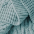 thumbnail image 7 of Mercatoo Cable Knit Turtleneck Sweater for Girls Long Sleeve Comfy Solid Pullover Shirt Kids Fall Winter Warm Soft Tops, 7 of 7