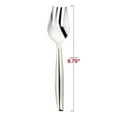 thumbnail image 6 of Smarty 9.75" Silver Disposable Plastic Utensils Serving Forks 150ct, 6 of 7