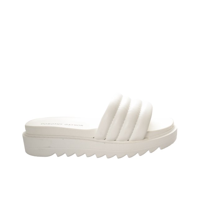 Sandalia Flat Plataforma D12220225620 BLANCO 23.3 Dorothy Gaynor Sandalia Flat Plataforma D12220225620 BLANCO 23.3