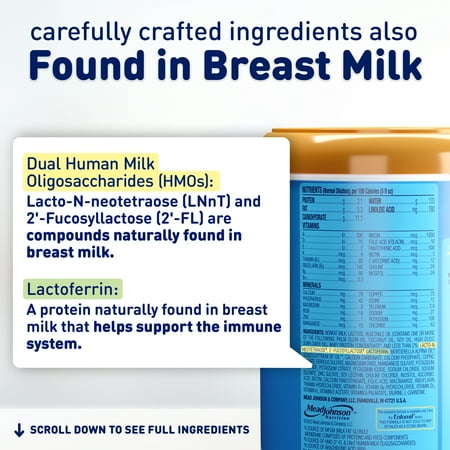 Enfamil Enspire Optimum Powder Baby Formula, With Lactoferrin, Our Closest Formula to Breast Milk, 27.4 Oz Can