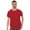Red, variant on True Rock Men's Faux Suede Mesh Casual Shirt (Red, Large)