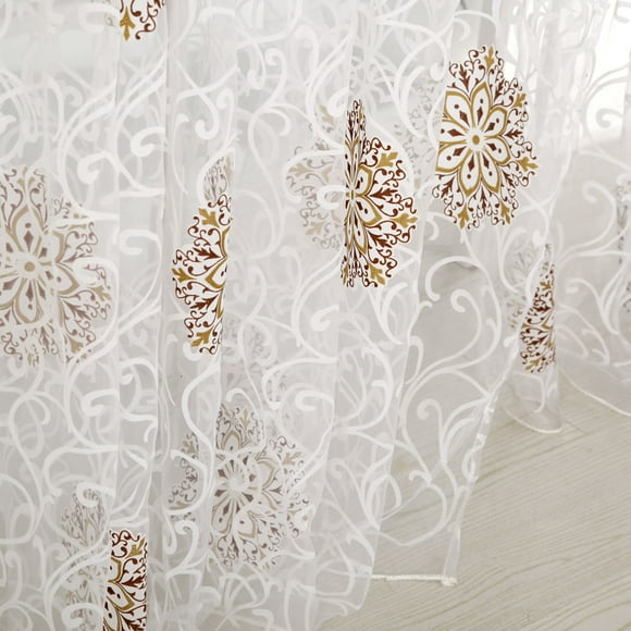 Dadatutu Voile Sheer Curtain for Bedroom Window, Windows Backdrop for Living Room, Rod Pocket Top 1 Panel 40X78Inch