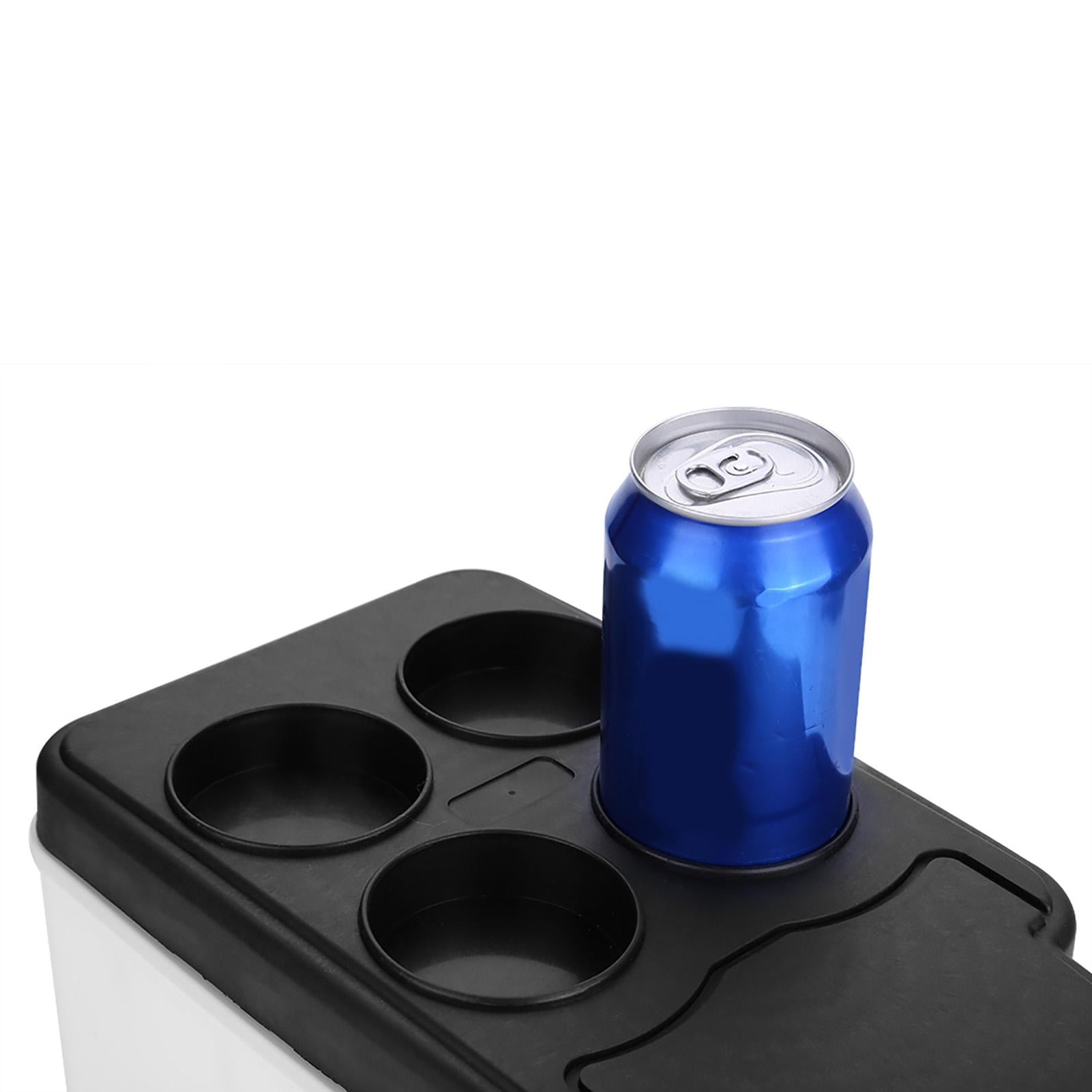 12V 6L Portable Car Refrigerator Mini Multi-Functional Food Drinks Warmer Cooler Fridge Portable Freezer for Camping Car Boating Bar