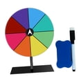 thumbnail image 2 of Transemion Acrylic Prize Turntable Fun Erasable Reusable Tradeshow Carnival Activity Tabletop Roulette Game Experience Parties, 2 of 6