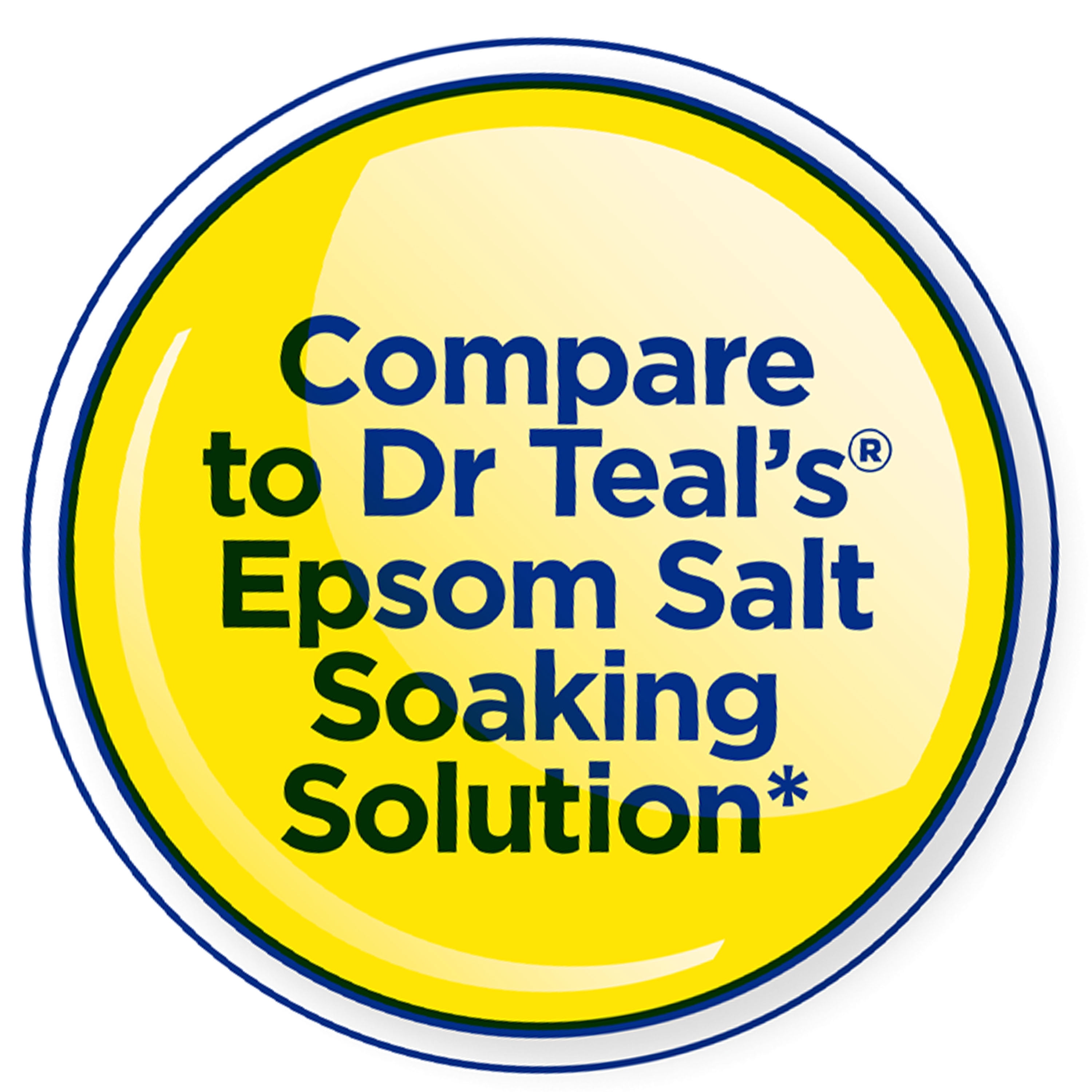 (4 pack) Equate Epsom Salt Soaking Solution, Soothing Lavender, 7 lbs