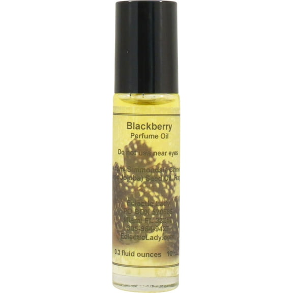 Blackberry Perfume Oil, 0.3 Oz Portable Roll-On Fragrance
