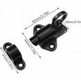 thumbnail image 5 of Loquets Auto-Fermants pour Portes, Verrou de Fenêtre Automatique de Sécurité avec Installation Facile, Alliage d'Aluminium Robuste, 2 Fois Plus Résistant Que la Boulon Normal pour Haute Sécurité, 5 of 5