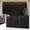 Black, variant on LooYee 6 Pack Faux Stone 3D Wall Panels Black 47.2x23.6 Inch Cement Texture Thicker Design PU Wainscoting Panel for Bedroom Living Room Office Accent Wall
