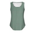 thumbnail image 4 of QUINDOS Tank Tops for Women 2025 Yoga Green Summer Casual Fashion Printed Loose Round Neck Sleeveless Womens Camisoles 2025, 4 of 5