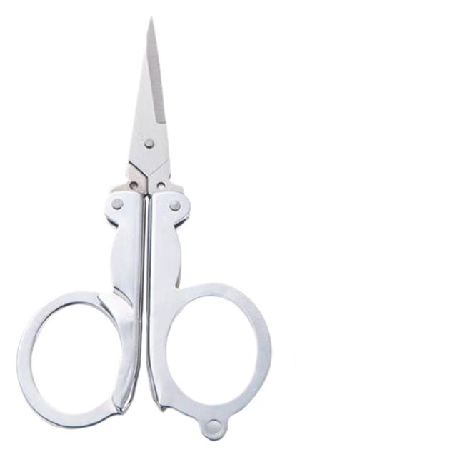 Folding Scissors Stainless Steel Portable Travel Small Scissors For Home Daily Use Nail Clippers Fishing 3.94Inch