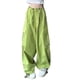 thumbnail image 4 of Pantalones casuales rectos de cintura alta con bolsillos y diseño de verano para mujer, pantalones holgados adelgazantes de pierna ancha y modernos, 4 of 6
