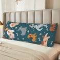 thumbnail image 6 of Lsque Dogs Body Pillow Case Cover,Ultra-Soft Microfiber Bed Pillow Cases 20x54 inches,Elegant Bedding,Breathable Durable Pillow Cover with Envelope Closure, 6 of 8