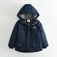 thumbnail image 2 of YunPes Kids Puffer Jackets Boys Water Resistant Windbreaker Warm Fleece Lined Down Coat Winter Casual Cozy Hooded Outerwear, 2 of 9
