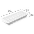thumbnail image 2 of Sterilite BPA Free Flexible Stacking Home Ice Cube Mold Tray, White (12 Pack), 2 of 5