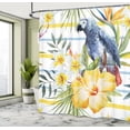 thumbnail image 5 of Ambesonne Colorful Shower Curtain, Tropic Exotic Parrots, 69"Wx84"L, Multicolor, 5 of 5