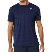 Men's Court Stripe Short Sleeve Tennis Top