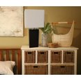thumbnail image 2 of Elegant Designs Modern Leather Table Lamp with White Fabric Shade, 2 of 5