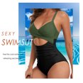 thumbnail image 3 of Push Up Traje de baño de una pieza Cintura recortada Sexy Bikini de una pieza Bikini de fiesta en la playa JShteea El nuevo, 3 of 9