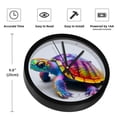 thumbnail image 3 of Sea Turtle 9.8 Inches Silent Wall Clock, Round Digital Battery Operated Clock for Bedroom Living Room Kitchen Bathroom Decoration - Easy to Read Large Wall Clocks and Clocks for Walls, 3 of 6