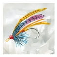 thumbnail image 3 of Robinson, Carol 15x15 Black Modern Framed Museum Art Print Titled - Fly Hook III, 3 of 5
