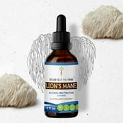 Secrets Of The Tribe Lion's Mane Tincture Dietary Supplement, Natural Herbal Extract for Cognitive Support, Lion's Mane (Hericium erinaceus) Dried Mushroom, Alcohol-Free Extract, Drops 2 oz