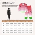 thumbnail image 4 of Picia Watermelon Pattern Women’s Long-Sleeve Sleepwear Set - Soft 2-Piece Loungewear with Pockets, Comfy PJs for Relaxing Nights-Medium, 4 of 7