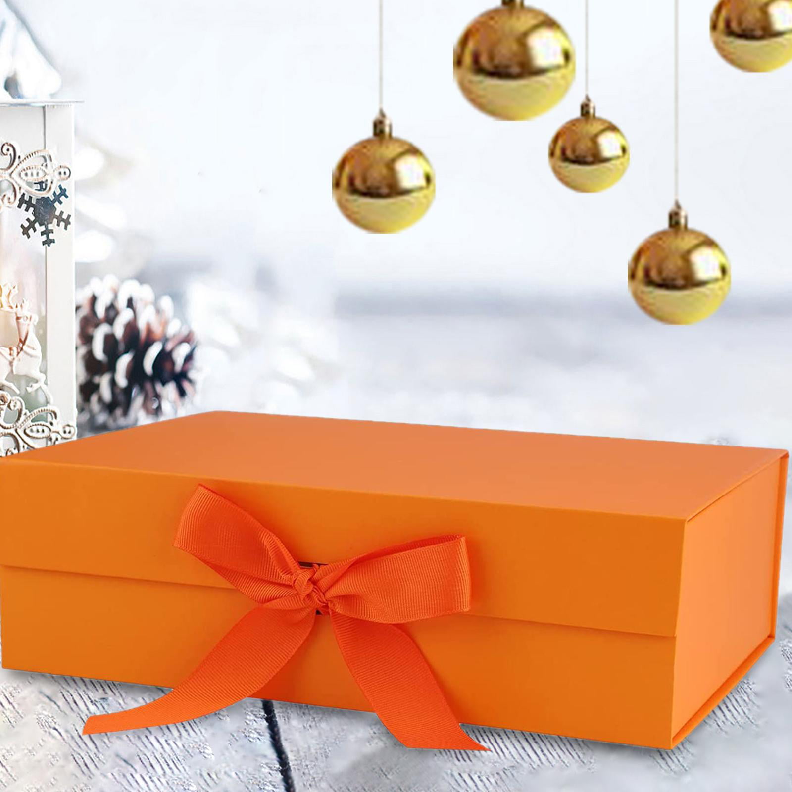  SDHENAILIAN Gift Boxes Gift Box Wrapping Box Orange