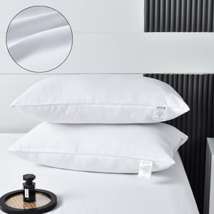 Aursykel Respirant Soft Oreiller Core Non Collapsing pour la maison et avec la peau Matériau Lit Oreil Adapté pour le dos Side Sleeps Machine Lavable