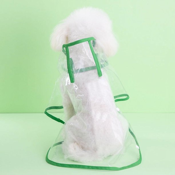 Chubasquero transparente impermeable para perros de primavera y verano, impermeable para perros pequeños, ropa para mascotas