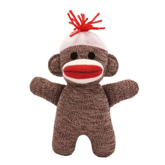Schylling Toys Baby Sock Monkey Brown #BSMB