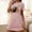 Pink, variant on HaoXianJian Women's T-Shirt Nightgown Short Sleeve Sleepshirts Comfy Ladies Casual Cover Ups Nightdress