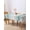 Teal green, variant on Lake Blue Stripes Table Cloth, Minimalist Abstract Vertical Lines Waterproof Tablecloth for Rectangle Tables, Reusable Washable Fabric Table Cover for Restaurant Kitchen Dining Tables 60"x84"