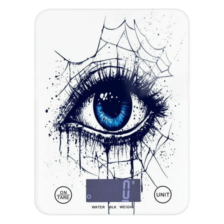 Black Eye Food Scale Digital Kitchen Scale Waterproof Grams Ounces lbs for For Baking and Cooking