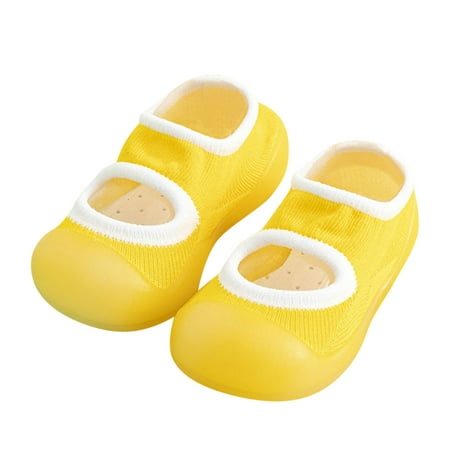 

Baby Soft Sole Non-Slip Shoes Toddler Kids Baby Boys Girls Shoes First Walkers Cute Soft Antislip Wearproof Socks Shoes Crib Shoes Prewalker Sneaker