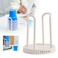 thumbnail image 3 of Hecteas Rack - Storage Rack - Disposable Cup Dispenser Home Coffee Cup Holder Cup Storage Rack(1X Disposable Cup Organizer - White), 3 of 8