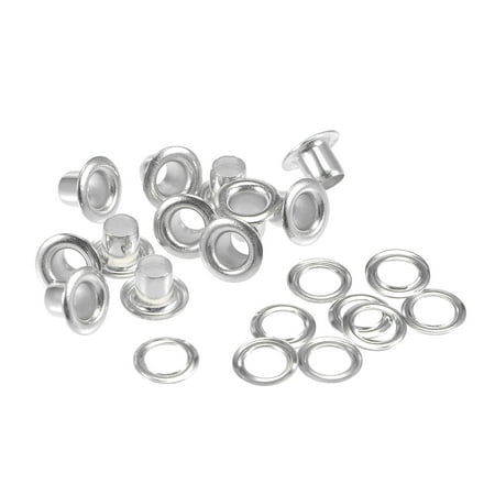 

Uxcell 6 x 3 x 4mm Copper Grommets Eyelets with Washers Silver Tone 200 Set
