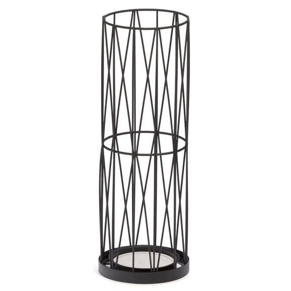 Mango Steam Pluvian Soakstone Umbrella Holder Stand - Black, Metal