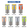 thumbnail image 3 of Luz de freno COB con señal de giro LED para coche, luz trasera 1156 1157 BA15S, luz LED brillante para motocicleta, 3 of 3