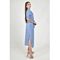 thumbnail image 2 of Vestido largo a rayas Roman Fashion /Juvenil, 1765-1 (Azul marino) azul marino G, 2 of 4
